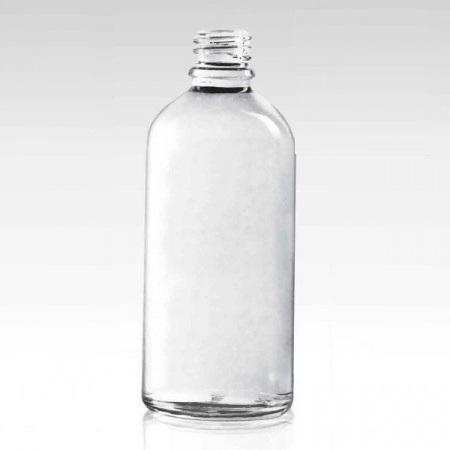 Флакон для капель 100 мл, светлое стекло, винт., горло G18, 70 шт/упак