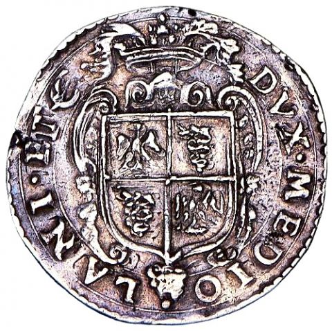 Дукатон 1 скудо 1556 Милан RARE Испания Филипп II Италия  AUNC-XF