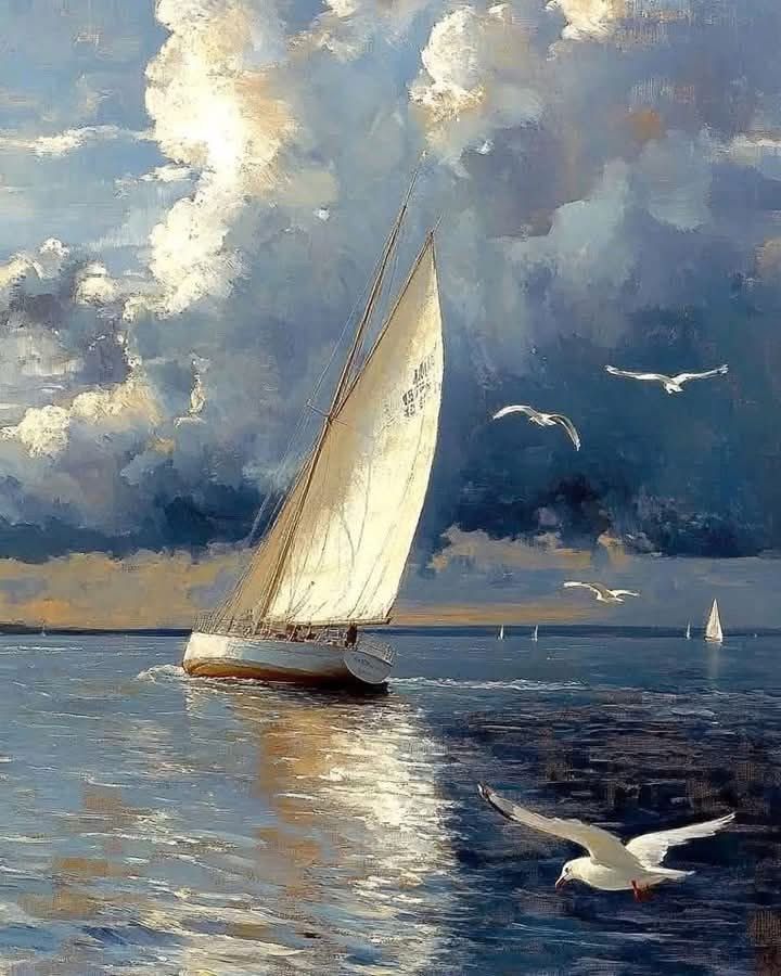 картина "Байкальский рассвет"