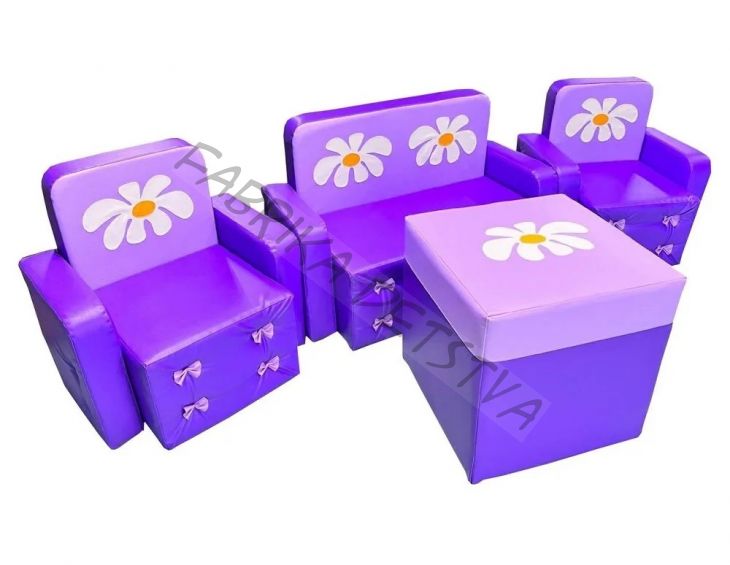 Детская игровая мебель «Бантик» со столиком