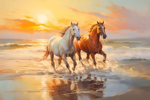 картина "Байкальский табун"