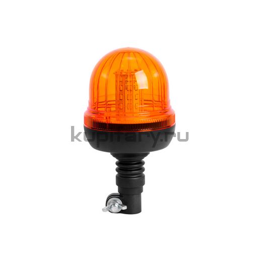 Маяк светодиодный проблесковый желтый 235 мм на кронштейн DIN 24 мм PM2225