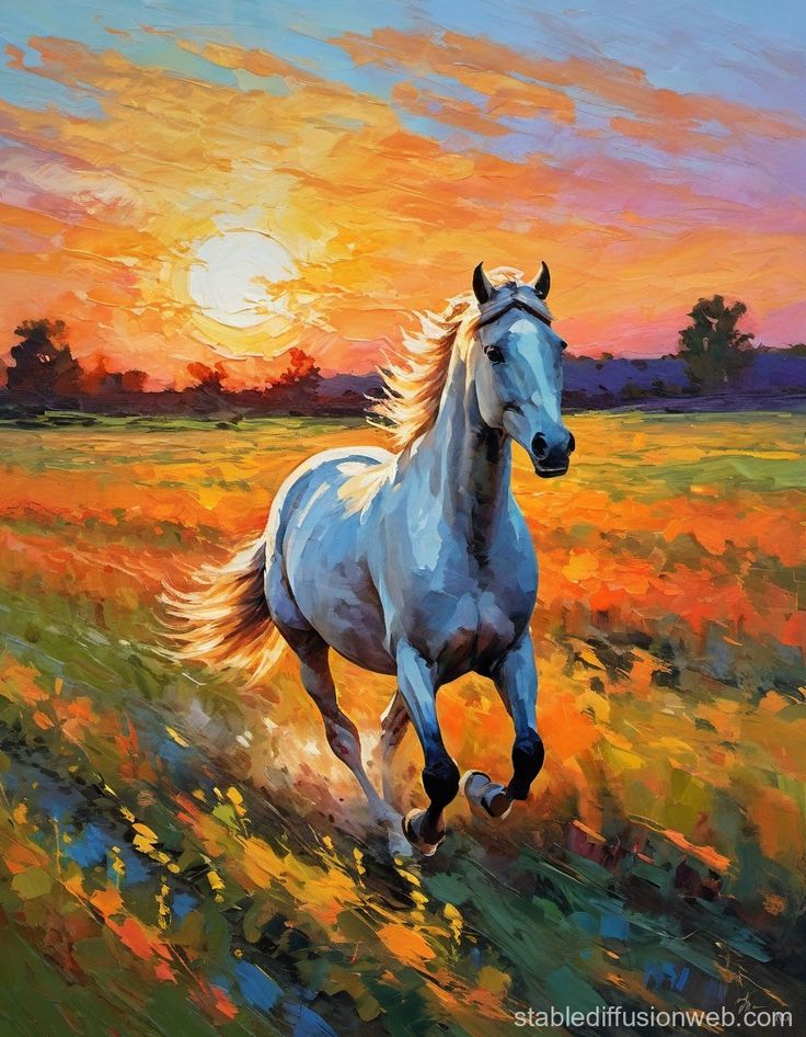 картина "Тёплый вечер"