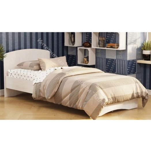 Кровать-2 одинарная (900*1900) Ясень анкор светлый