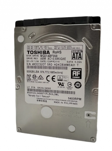 Жесткий диск HDD 2,5" TOSHIBA