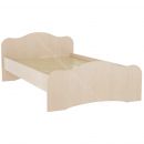 Кровать-5 двойная (1200/1400*2000) Млечный дуб