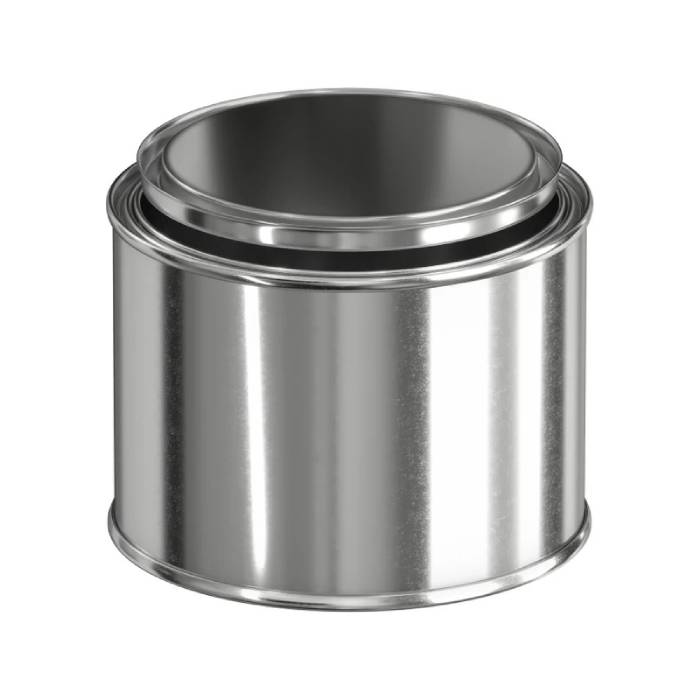 Profkolor Металлическая банка с прижимной неокрашенной крышкой, 1л.