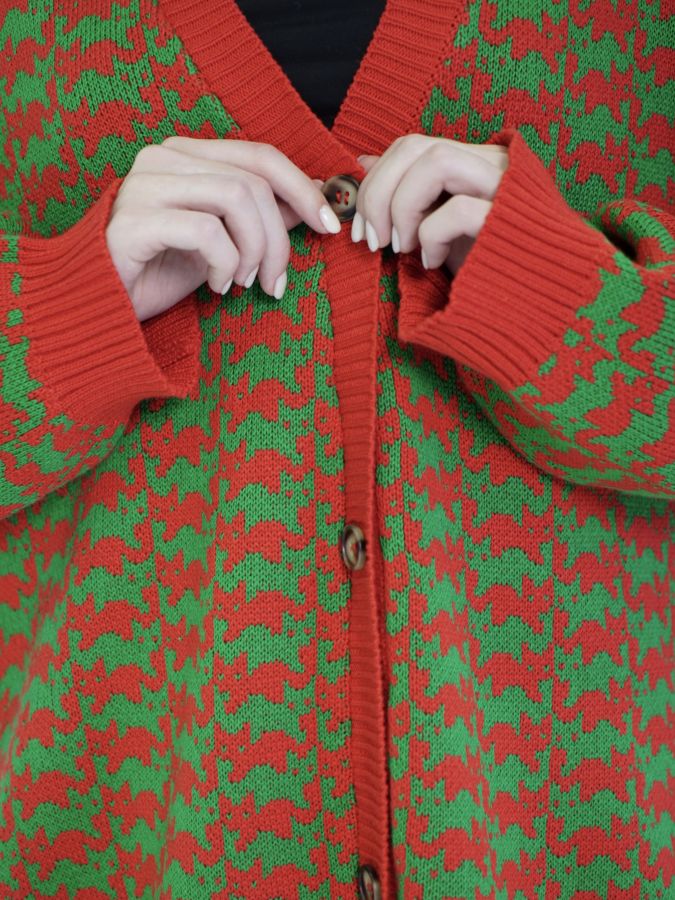 Кардиган с котами