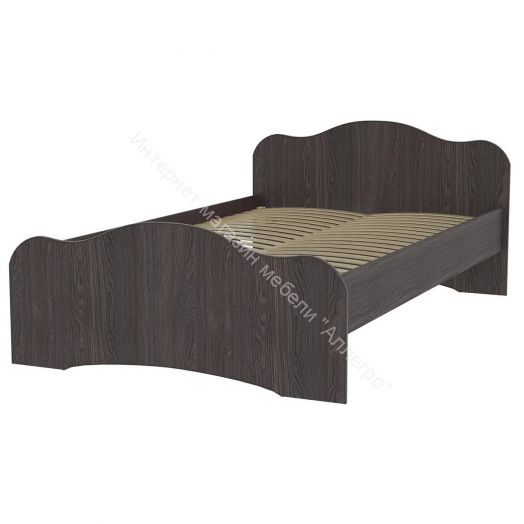 Кровать-5 двойная (1200/1400*2000) Ясень анкор тёмный
