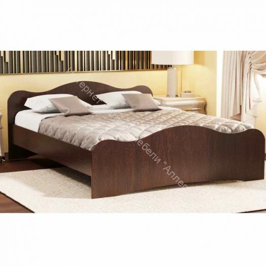 Кровать-5 двойная (1200/1400*2000) Венге