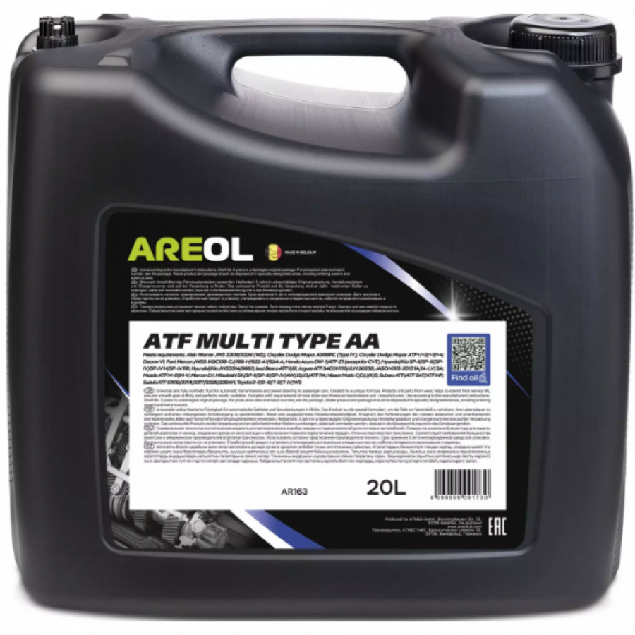 AREOL ATF MULTI TYPE AA, 20л