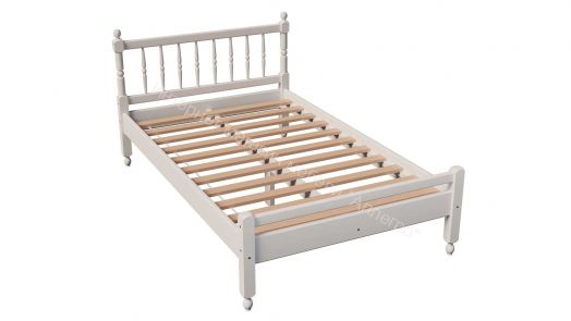 Кровать -10 двойная с фигурными спинками из массива 1600*2000 (Фант)