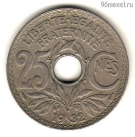 Франция 25 сантимов 1932