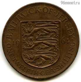 Джерси 1/12 шиллинга 1964