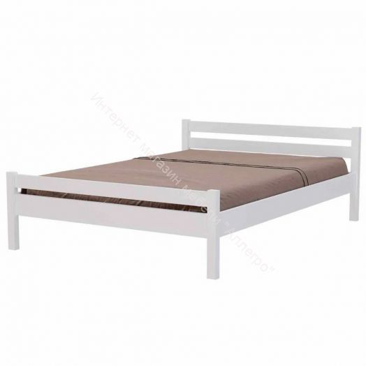 Кровать -13 двойная из массива 1200*2000 (Фант)