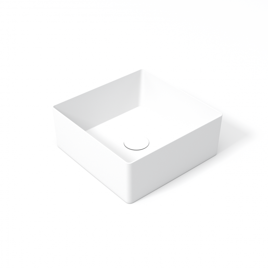 Раковина накладная Olympia Slice SLC42QU350 35x35x14 см ФОТО