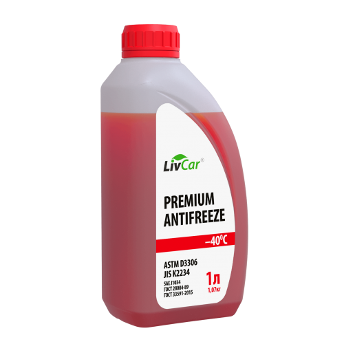 Livcar Premium JIS -40 Красный, 1л