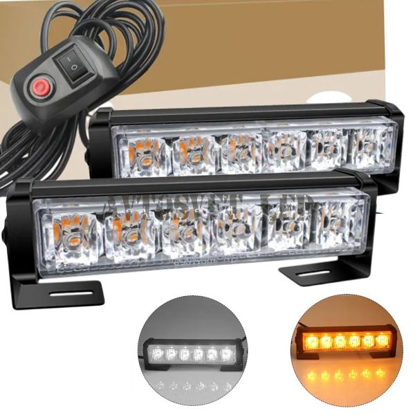 Стробоскопы маячки оранжевые под решетку радиатора SO-246