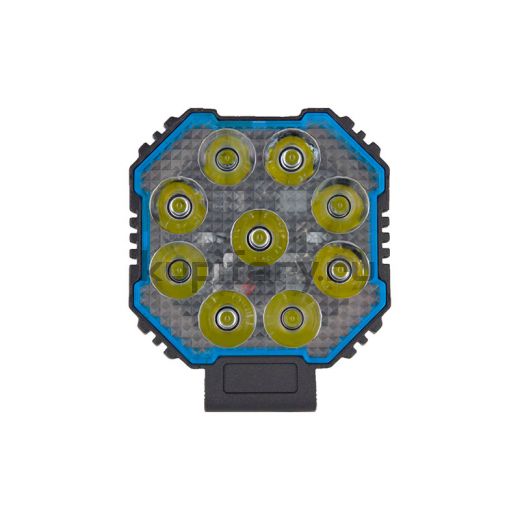 Квадратная светодиодная фара 25 ватт 9 LED дальнего света 12-24 Вольт FR1835