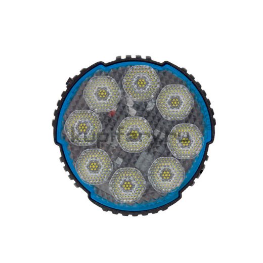 Круглая светодиодная фара 25 ватт 9 LED ближнего света 12-24 Вольт FR1838