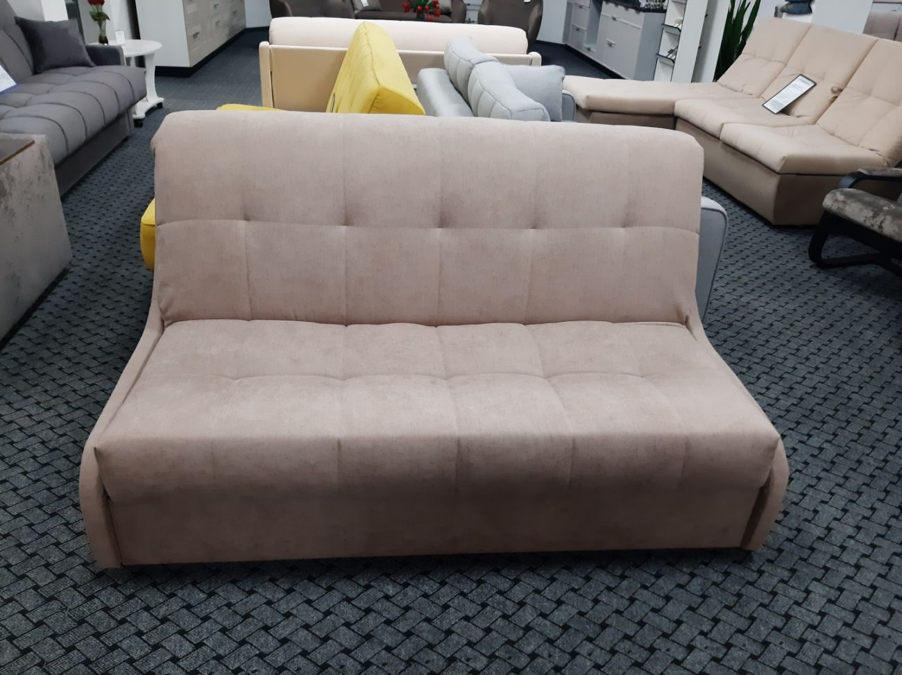 Диван Турин аккордеон цвет Светло-коричневый, 5