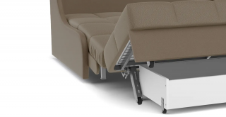 Диван-кровать Турин 140 Аккордеон ткань Merrino Latte, вид 5