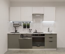 Гарнитур "Фаска" Тальк /Обсидиан 2400 (арт. 13)