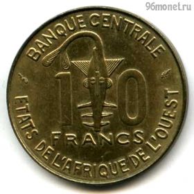 Западная Африка 10 франков 1976