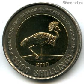 Уганда 1000 шиллингов 2012