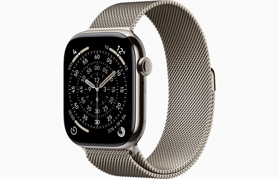 Часы Apple Watch Series 11 GPS + Cellular 46mm Natural Titanium Case with Natural Milanese Loop M/L