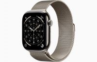 Часы Apple Watch Series 11 GPS + Cellular 46mm Natural Titanium Case with Natural Milanese Loop M/L