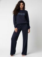 Женский костюм с брюками и худи 408 [темно-синий]