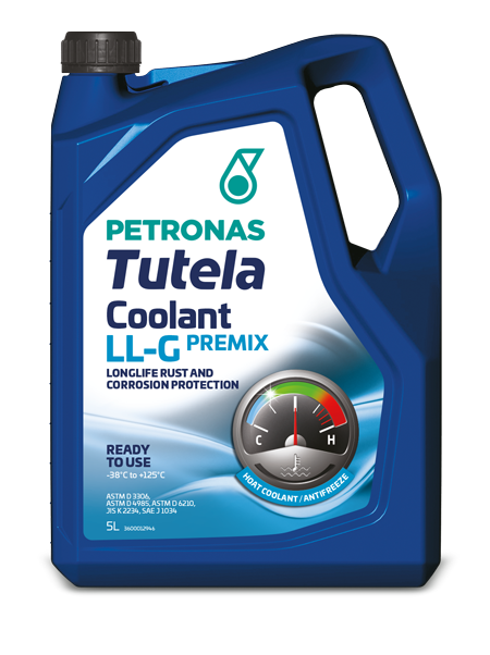 PETRONAS TUTELA COOLANT LL-G Premix, 5л