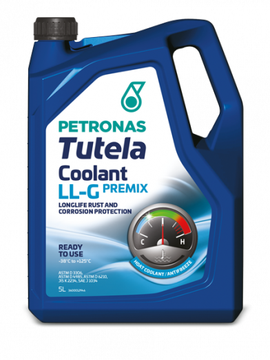 PETRONAS TUTELA COOLANT LL-G Premix, 5л