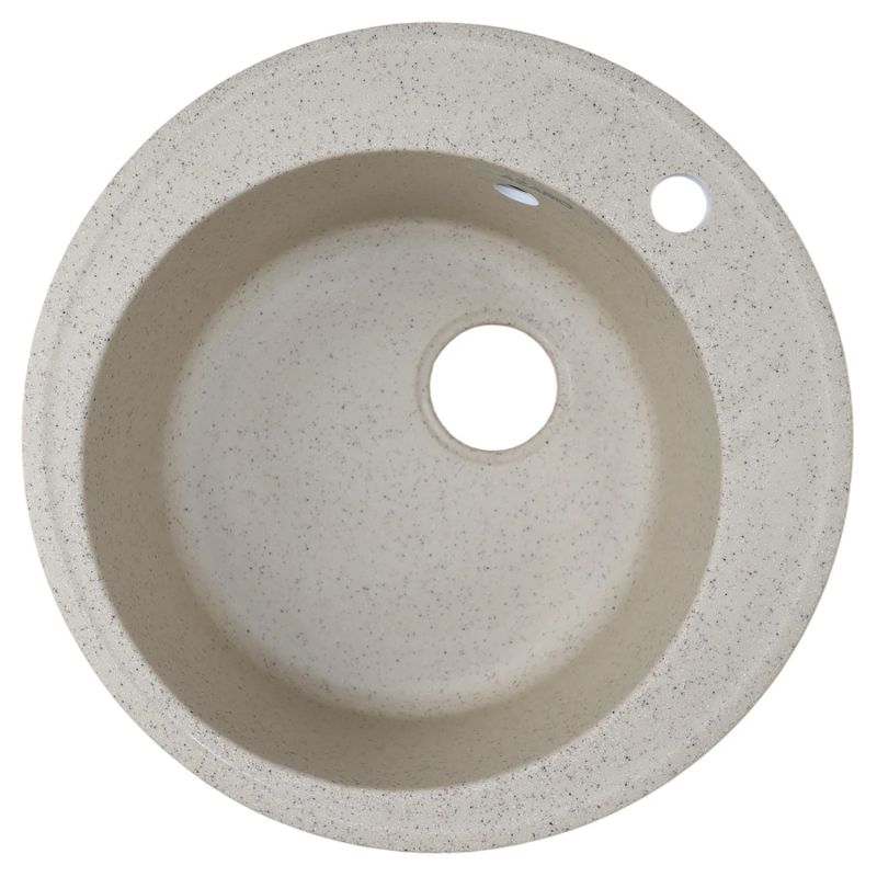 Кухонная мойка AZARIO Solo 505x505x190 искусственный мрамор, песочный CS00105235