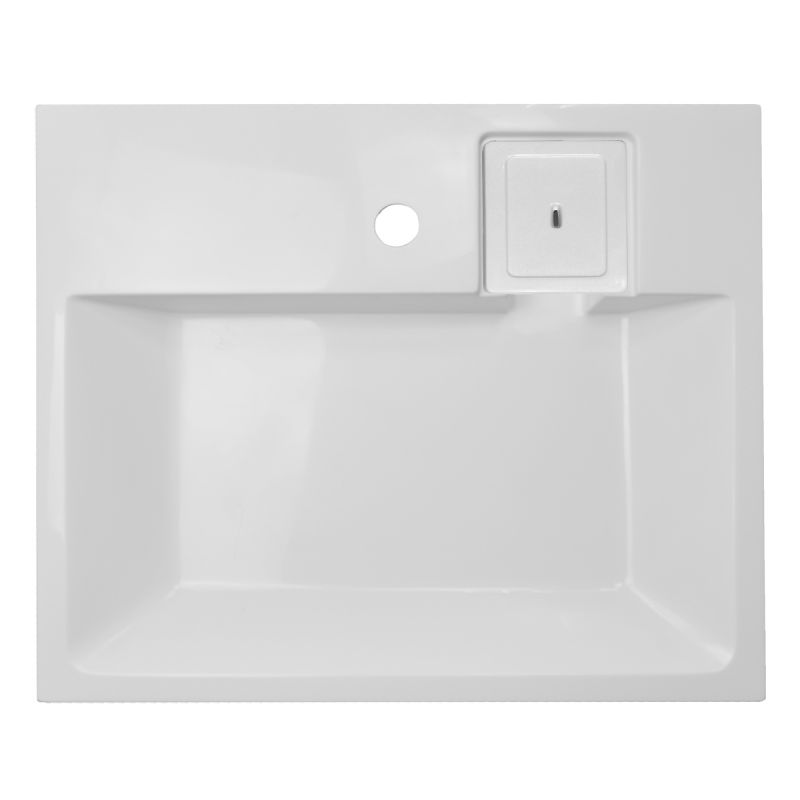 Раковина подвесная Azario Element 595х490х75 литьевой мрамор, белая CS00082280