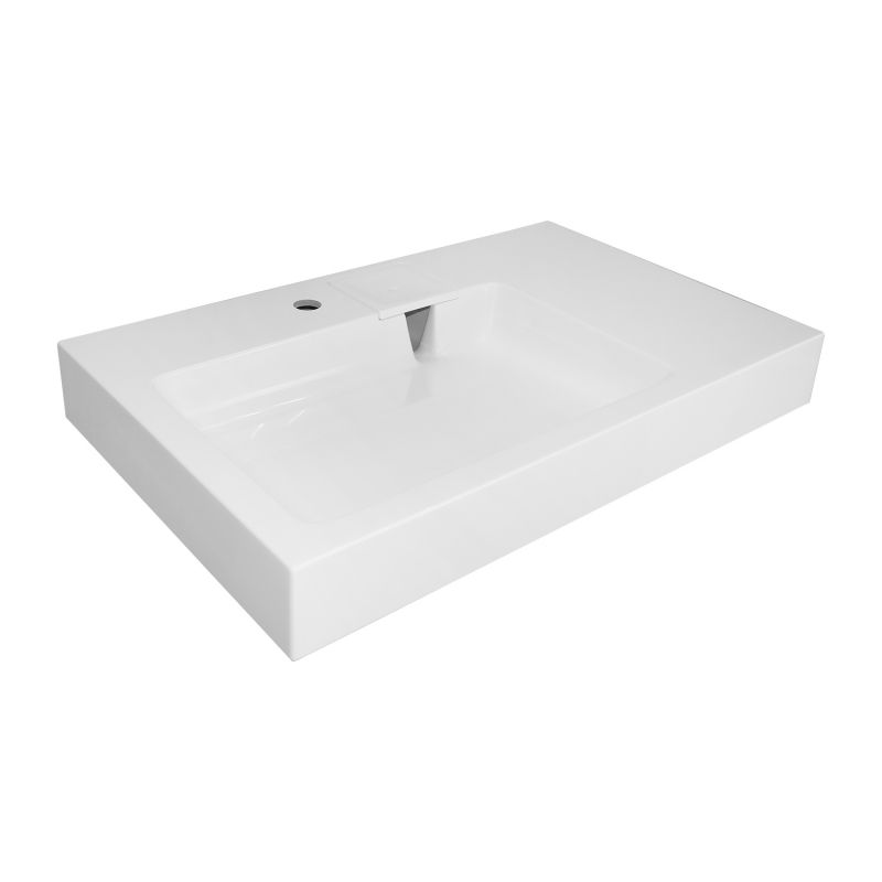 Раковина подвесная Azario Ritsa 801х503х95 над стиральной машиной, белый CS00093810