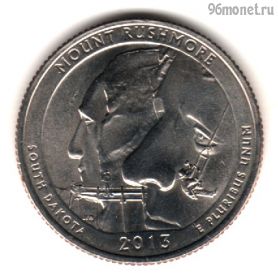 США 25 центов 2013 D