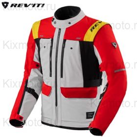 Мотокуртка Revit Offtrack 3 H2O, красная с белым