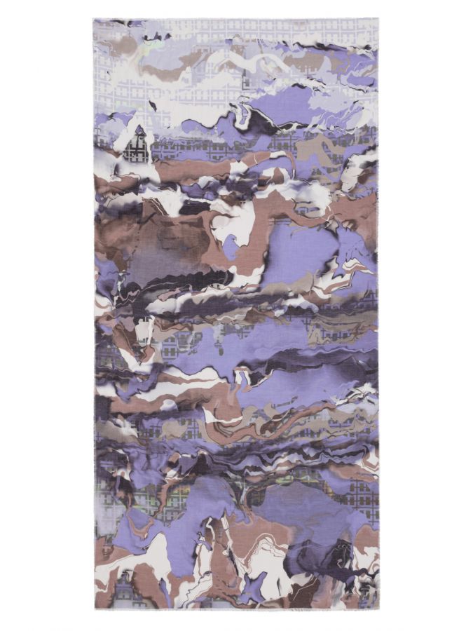 Палантин женский мод+каш 90х190 J15-50708-10 ELEGANZZA