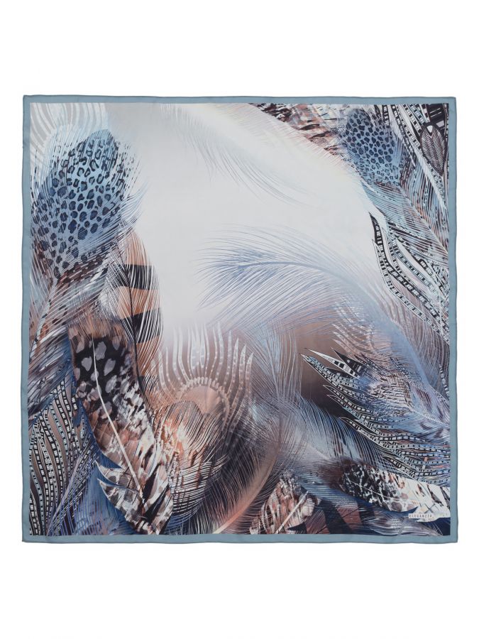 Платок женский шелк 110х110 E05-8458-11 ELEGANZZA
