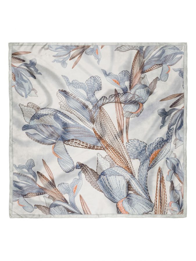 Платок женский шелк 90х90 E03-8490-11 ELEGANZZA
