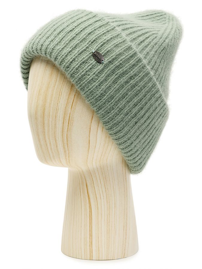 Шапка женская анг+нейл+шерсть LB-A53041 l.green LABBRA