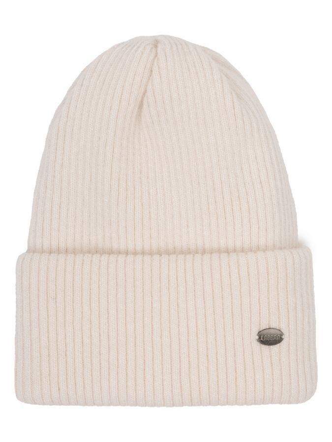Шапка женская анг+виск+нейл LB-A53072 beige LABBRA