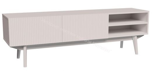 Фант 1 тумба под ТВ МДФ (Фант) Белый экспо/Белый