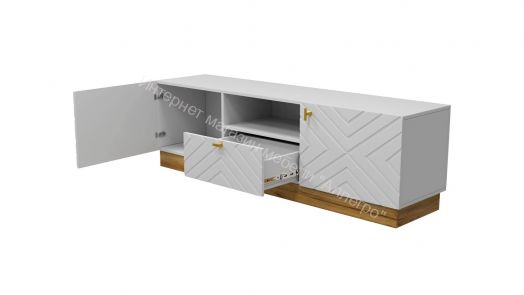 Фант 2 тумба под ТВ (Фант) с ящиком и дверками