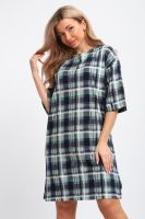 Платье-туника на клепках ТПК-01 [голубой, ментол, розовый]