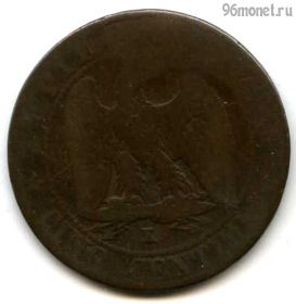 Франция 5 сантимов 1862 K