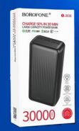 Акк.вншн.BOROFONE BJ80B 22.5W+PD20W 30000mAh чёрн.