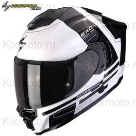 Шлем Scorpion Exo-1500 Air Dual, белый с чёрным